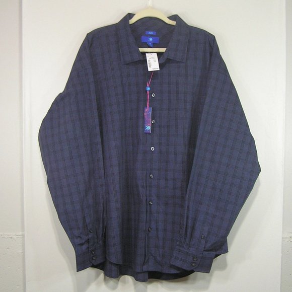 Egara Shirt Size 3XL No Iron Classic Fit Blue - Picture 1 of 8
